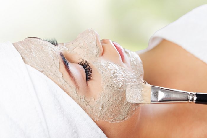 Facial Mask Spa Treatment Mud Health Spa Beauty Treatment Human Face